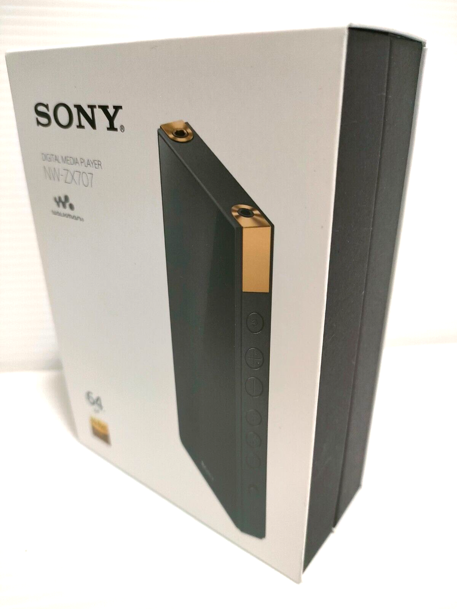 SONY WALKMAN 64GB Hi-Res ZX Series Audio Player NW-ZX707 Black