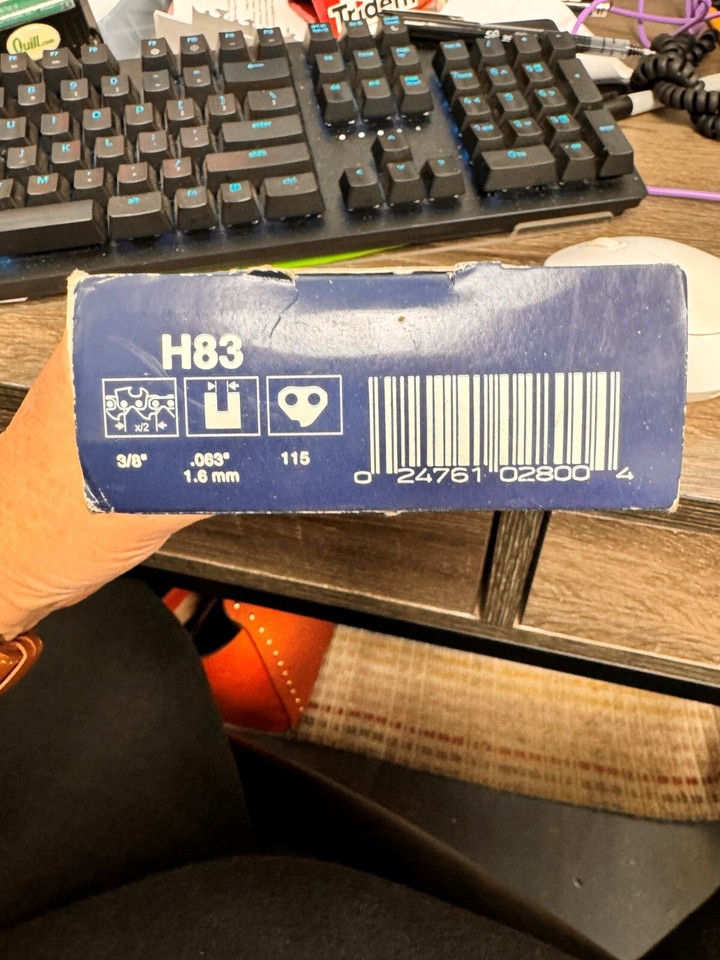 Husqvarna Original-Kette 91,4 Cm | Teilenummer 591 16 40-15 | 3/8 Zoll, 1,6 Mm | Für Motorsägen 61, 160, 272XP Uvm.