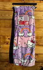 Hello Kitty Stormy Rainbow Plush Throw 50x70 BLANKET VIRAL
