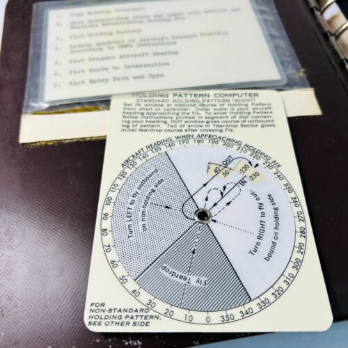 Jeppesen Airway Manual 1970s Holding Pattern Chart Plotter Approach Maps - Bild 3 von 8
