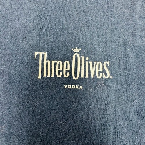 Three Olives Vodka T-Shirt Blue Size XL Next Level - Picture 5 of 9