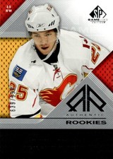 2007-08 SP Game Used David Moss Rookie /999 Calgary Flames #177