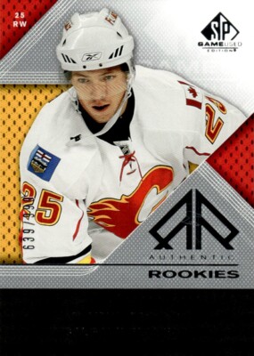 2007-08 SP Game Used David Moss Rookie /999 Calgary Flames #177