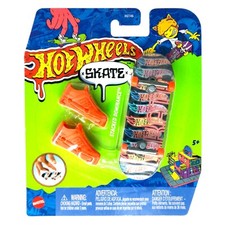 Hot Wheels Skate HNG32 Stacked Dominance Fingerboard Finger Skateboard NUOVO & IMBALLO ORIGINALE