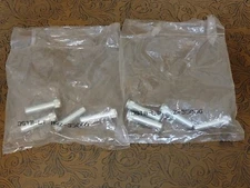 2x 4 Pack Dorma (?) Hager(?) Sex Bolt 1/4-20, 1-3/4in Door, Brass Head Lot #1 ℴ