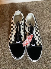 Size 9 - VANS Old Skool Black Checkerboard