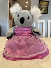 Build a Bear Workshop Koala Bear Plush 10" Seated Stuffed Animal W/ Dress