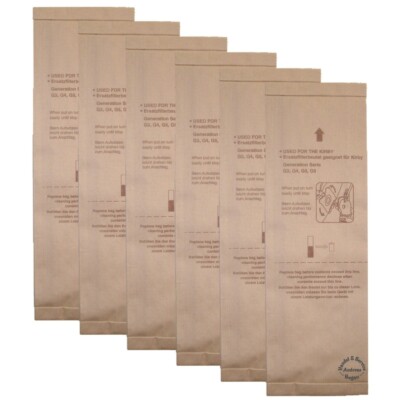 6 x Filtertüten für Kirby G3-G4-G5-G6-G7-G8 (6001)