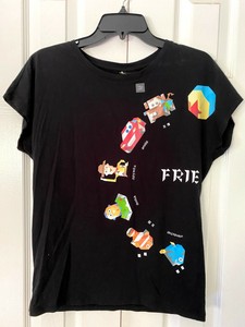 Uniqlo X Disney Pixar Friendship Graphic T Shirt Black Women Size Xs Ebay