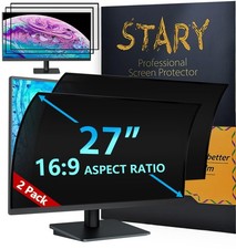 2 Pack 2023 Upgrade 27 Inch Computer Privacy Screen for 16:9 Widescreen Monit...