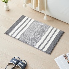 Bath mats for Bathroom Non Slip, Fluffy Absorbent Microfiber Bath mat Washabl...