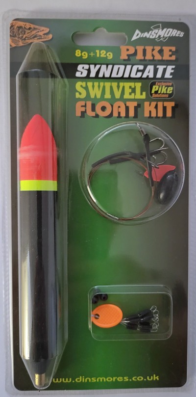 1 x Dinsmores Syndicate 20g Swivel Float Kit  with  Snap Tackle, Weight & Stops