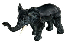 Antique cold painted Bronze Miniature elephant figure