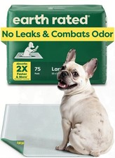 Earth Rated Max Absorbency Puppy Pee Pads For Dogs Absorbs 2X 2X More