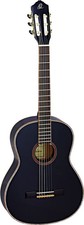 Ortega Guitars R221SNBK Family Series Slim Neck Nylon 6-String Guitar w/ Free...