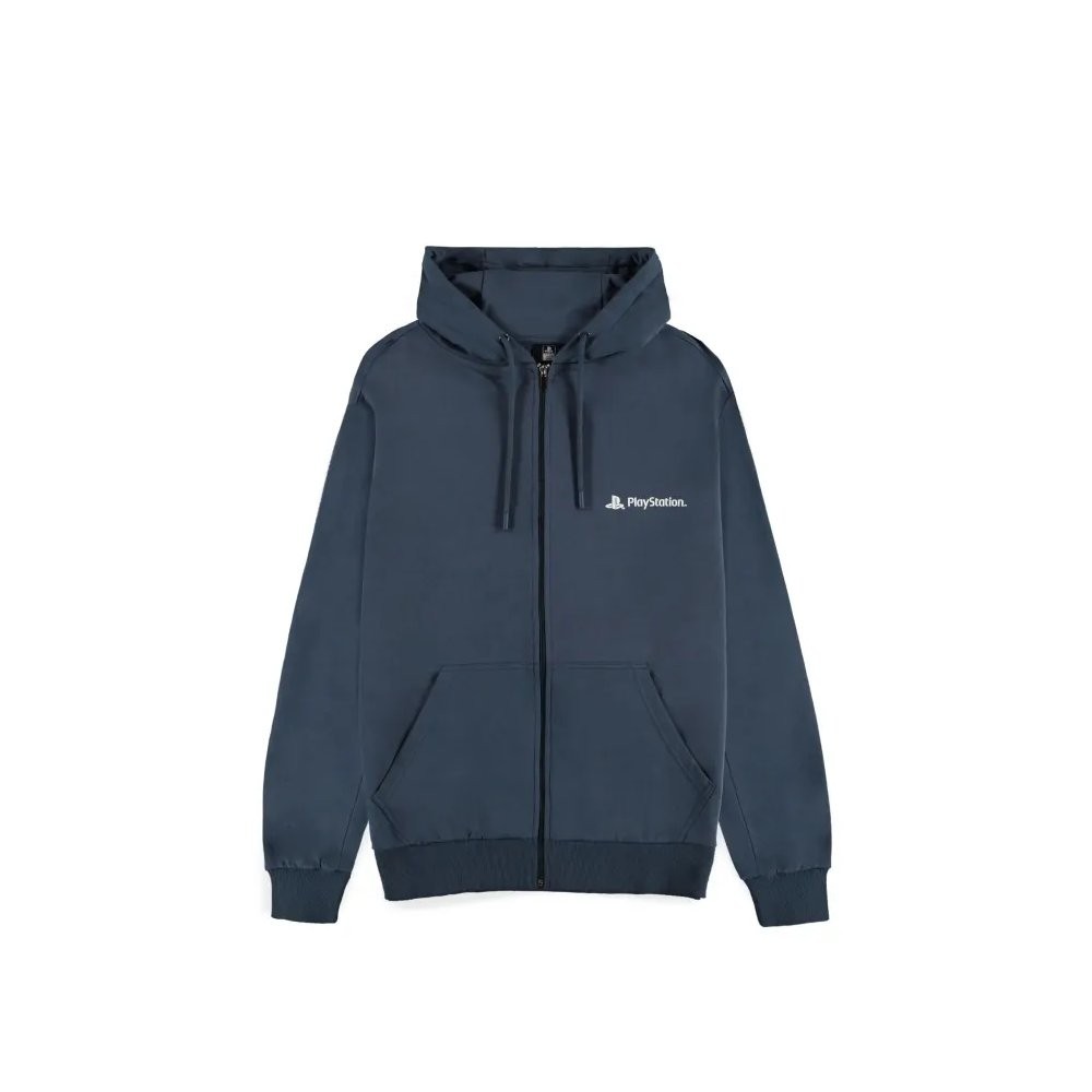 Playstation Hoodie Navy Logo Zipper HD425575SNY