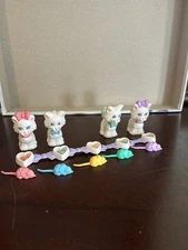 Vintage 1991 Tyco Quints Dolls 5 LITTLE KITTENS Pet Cat Figures Parts Lot