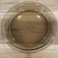 Pyrex Pie Dish Plate Glass Round 9.5  Brown #...
