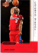 2000-01 Upper Deck Ovation #78 Quentin Richardson /2000 RC Clippers