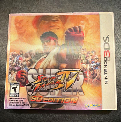 Nintendo 3DS Super Street Fighter IV 3D Edition - Case, Cartridge, Manual
