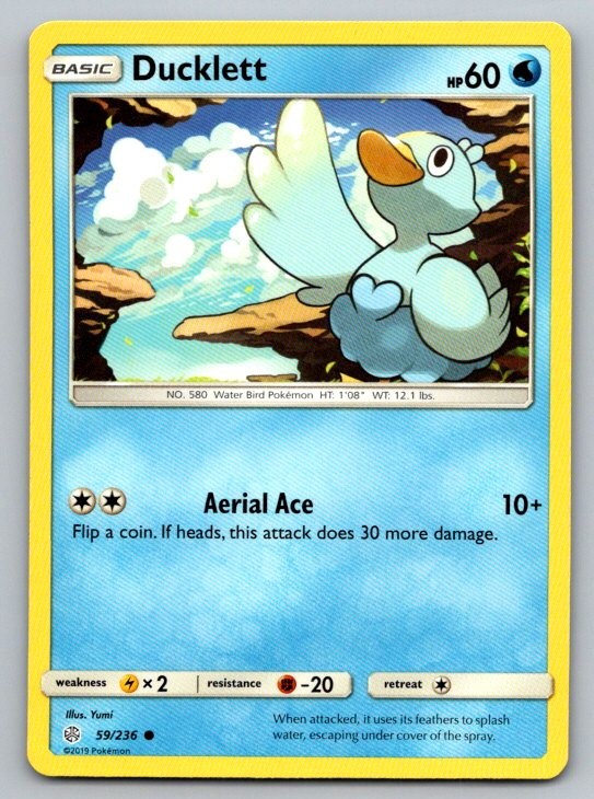 Ducklett SM - Cosmic Eclipse 59/236 NM