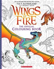 Wings of Fire: The Official Colouring Book by Tui T. Sutherland Paperback Book