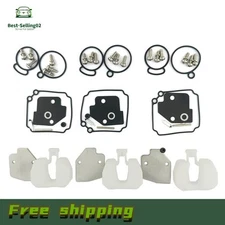 3C8-87122-1 For Tohatsu M40 50HP 2T Outboard 853780A2 Carburetor Repair Kit 3Pcs