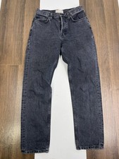 Everlane Womens Size 26 Regular Gray 90s Cheeky Jean Button Fly Denim Straight