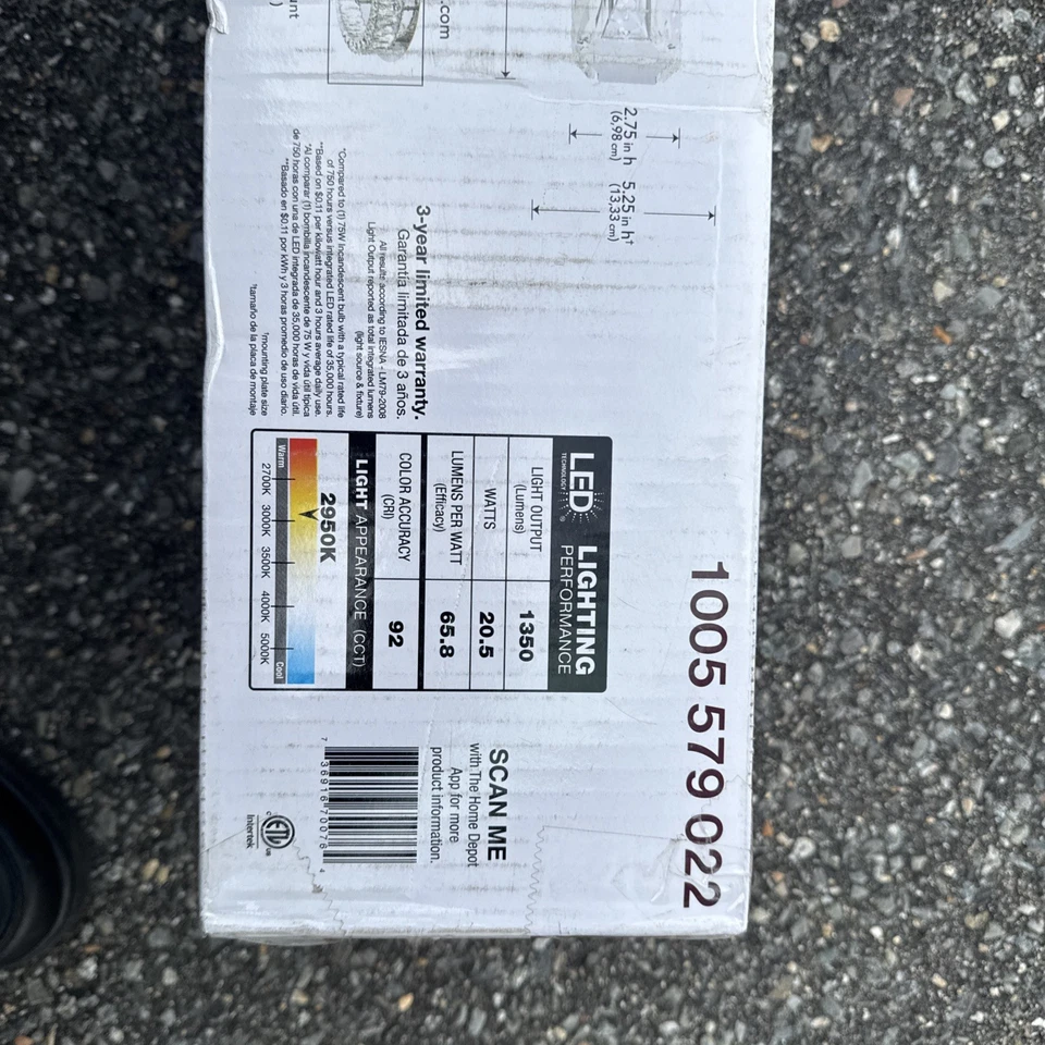 DECORADORES DEL HOGAR 1005 579 022 Keighley Cromo LED Cristal Tocador Luz Bar18 pulgadas Foto 3 de 4