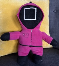 Squid Games Pink Guard Square exclusive 12  plush Toy Collect WoW VISIT STORE  