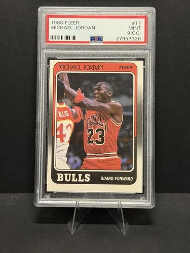 1988-89 Fleer - Michael Jordan #17 PSA 9 O.C.