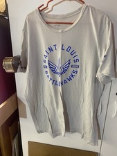 St Louis Battlehawks UFL XFL Football T-shirt Gray XL 2020