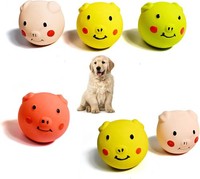 Hundespielzeug 6 StüCk Quietschball Weiches Latex Interaktiv ApportierbäLle