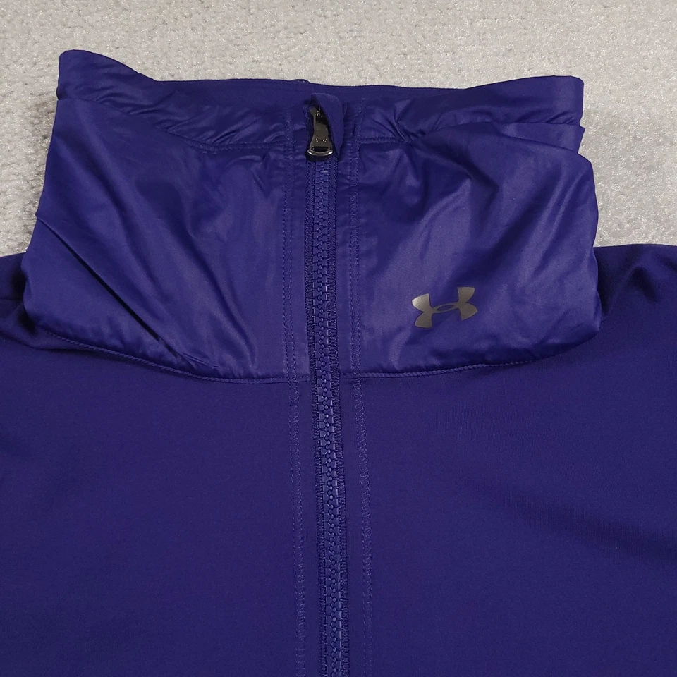 Chaqueta Under Armour para mujer mediana equipo para todas las estaciones cremallera completa ligera atlética Foto 3 de 4