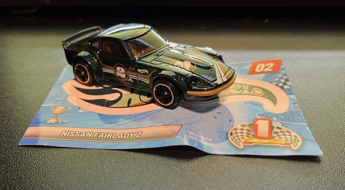 2026 Hot WHEELS ,Nissan Fairlady, Green , Series 1 , Mystery Car