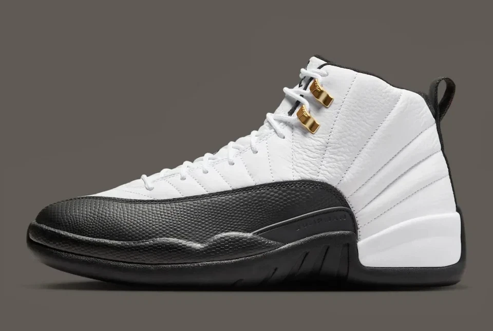 Nike Air Jordan 12 Retro Zapatos Taxi Blanco Negro (2025) CT8013-117 Para hombres NUEVO Foto 2 de 4