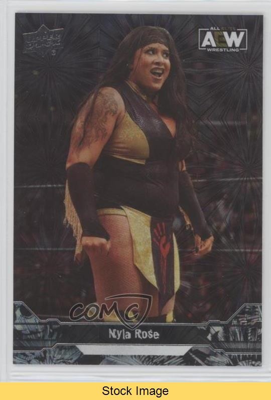2023 Upper Deck AEW All Elite Wrestling Pyro Nyla Rose #54 READ im8