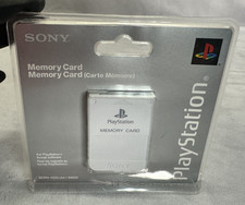 Sony Playstation 1 PS1 Memory Card Authentic ...