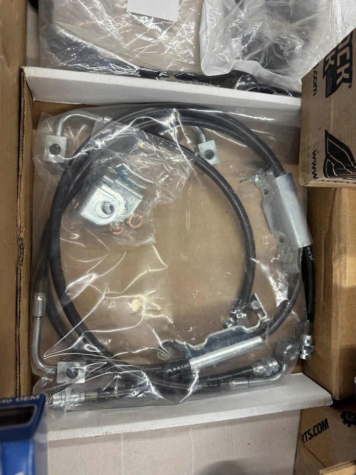 Crown Performance Front and Rear Brake Lines Jeep Wrangler JK 2007-2018 - Image 2 of 2