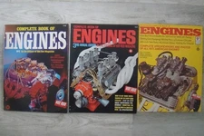 Vintage PETERSEN'S COMPLETE BOOK OF ENGINES Lot of Three 1966, 1967, 1973 Books