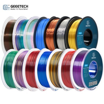 【Buy 3 Get 1 Free！(Add 4!)】Geeetech Silk PLA 3D Printer Filament 1.75mm 1kg NEW!