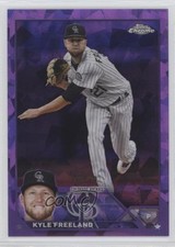 2023 Topps Chrome Sapphire Edition Purple 7/10 Kyle Freeland #348 0c3