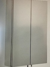 Croydex Anton  Double Door Cabinet Stainless Steel Mirror Bathroom Cabinet