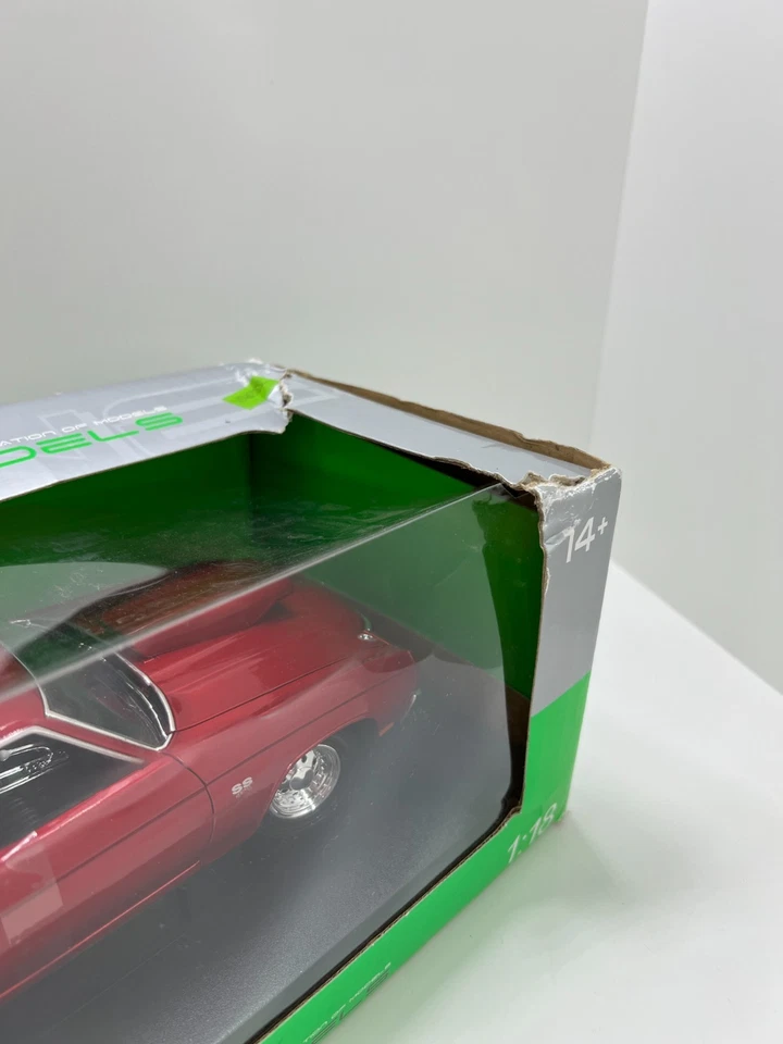 Welly Collectable 1:18 NEX 1970 Chevelle Pro Street Diecast Model RARE - image 4 of 4