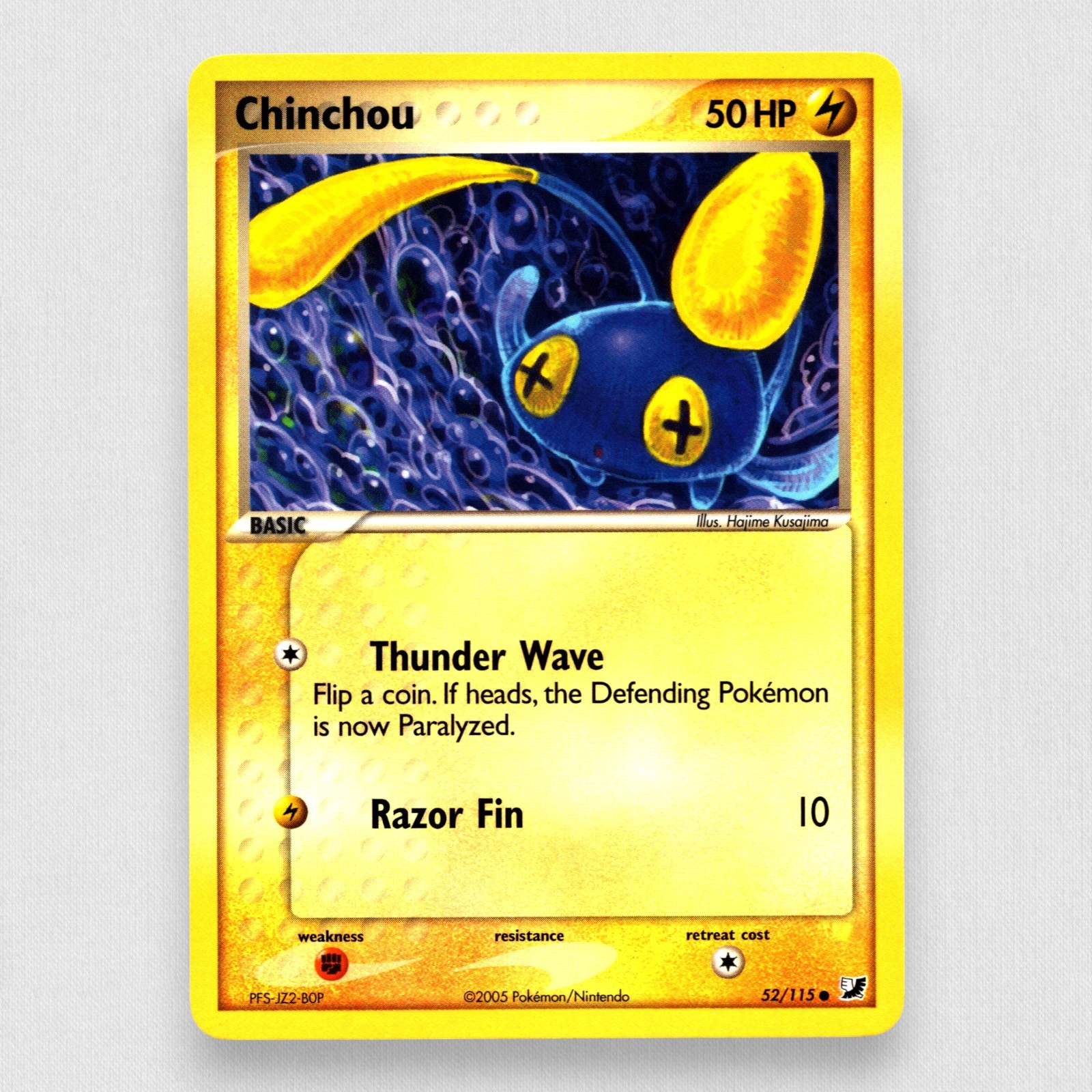 Chinchou 52/115 Unseen Forces Regular Pokemon TCG NM