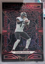 2023 Obsidian Electric Red Etch Evan Engram 1/8 First On Print Jaguars Panini