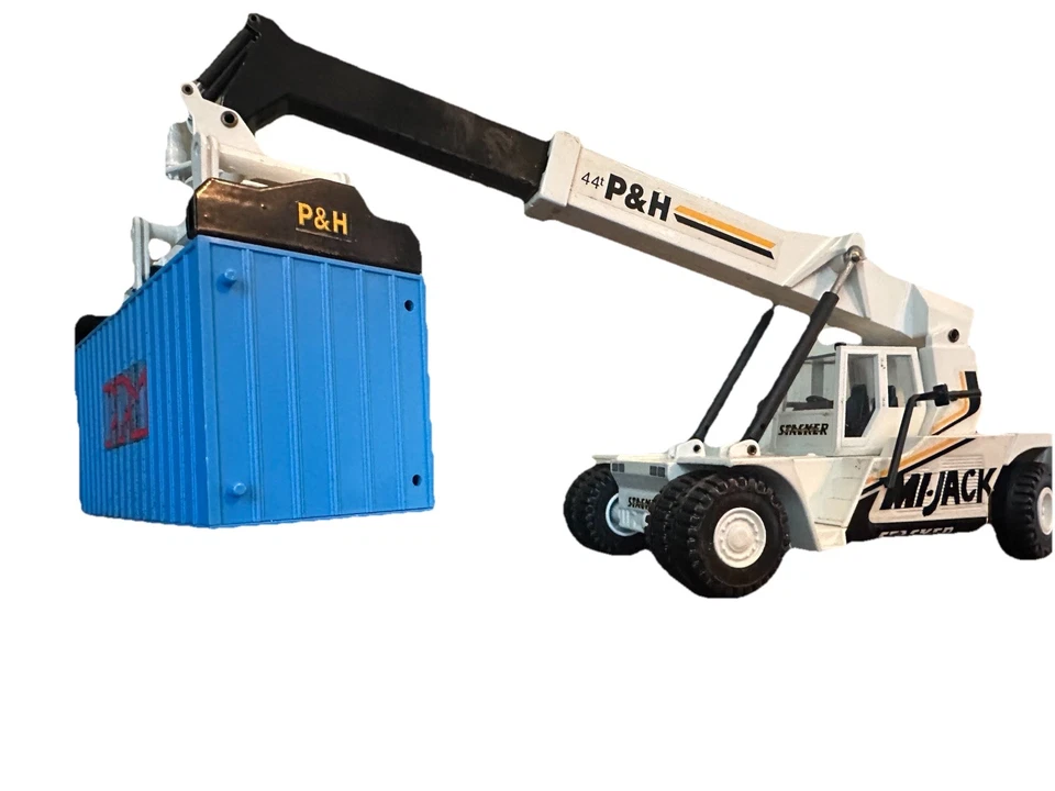 HTF Vintage Mi-Jack JOAL Die-Cast Toy MODEL “Cargo Crane” P&H 1/50 VG+ - Image 4 of 4