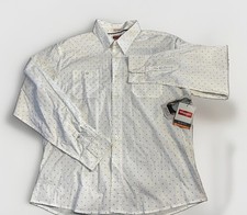 Wrangler Western Shirts Men s Small Button-Up Shirt w/ Pockets Brand New
