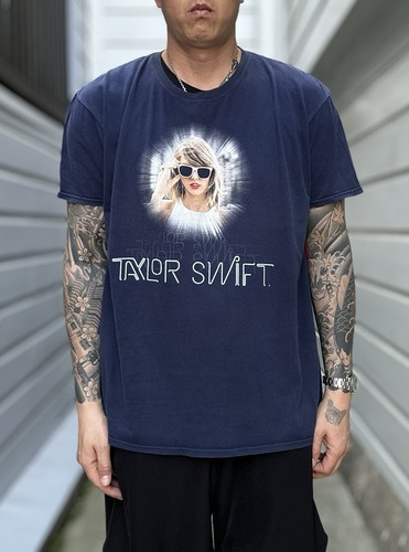 Taylor Swift 1989 Tour Shirt Merch Blu XXL Usata Delicatamente Swifty - Foto 1 di 12