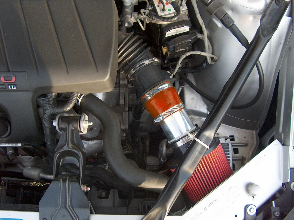 BCP RW ROJO 2000-2003 Impala Grand Prix 3.1L 3.4L Kit de admisión Ram corta + Filtro Foto 2 de 2